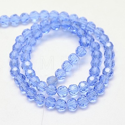 Glass Beads Strands EGLA-J042-8mm-05-1