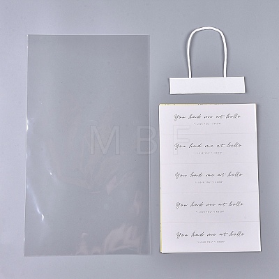 Transparent BOPP Plastic Gift Bag ABAG-F003-01B-1