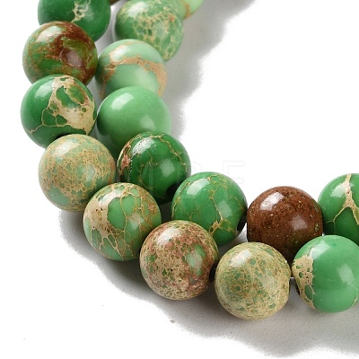 Dyed Natural Regalite/Imperial Jasper/Sea Sediment Jasper Beads Strands G-B124-C01-12-1