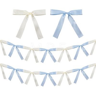 Polyester Bowknot Charms Party Banners DIY-WH0671-313-1