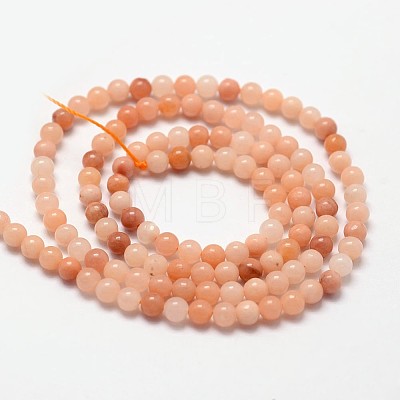 Natural Pink Aventurine Beads Strands G-N0185-04-2mm-1