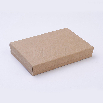 Kraft Paper Box CON-WH0009-01-1