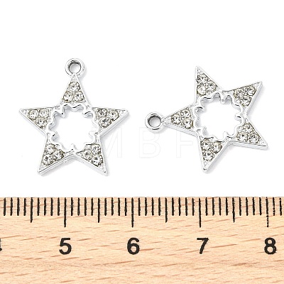 Alloy Crystal Rhinestone Pendants ALRI-T012-05A-P-1