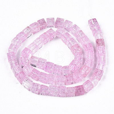 Crackle Glass Beads GLAA-S192-005F-1