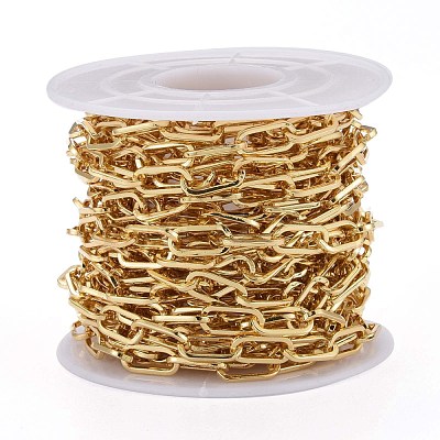 Brass Paperclip Chains CHC-H102-19G-1