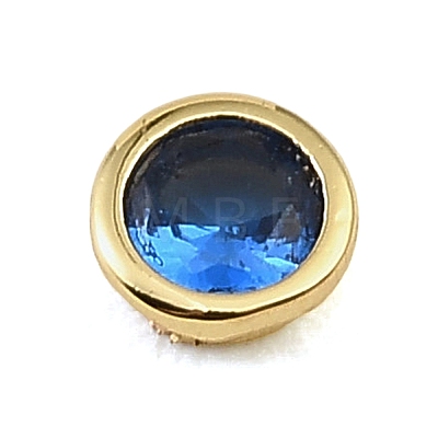 Brass Pave Cubic Zirconia Cabochons CU-CBA30E8-03G-1