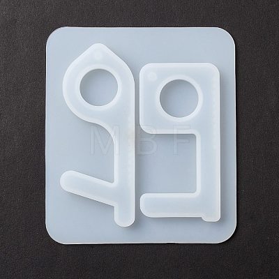 Key Shape DIY Pendant Silicone Molds DIY-F114-14-1