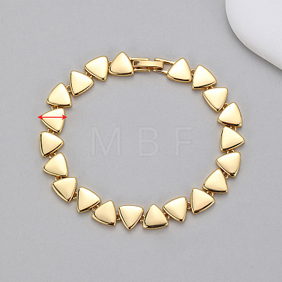 Brass Link Chain Bracelets for Women WG7C619-06-1