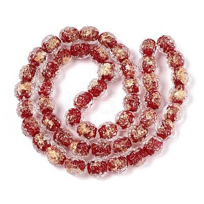 Handmade Lampwork Beads FOIL-T007-03F-1