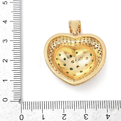 Brass Micro Pave Cubic Zirconia Pendants KK-A241-12G-02-1