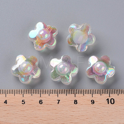 Transparent Acrylic Beads TACR-S152-09B-06-1