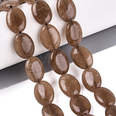 Dyed Natural White Jade Beads Strands G-N370-01A-09-1