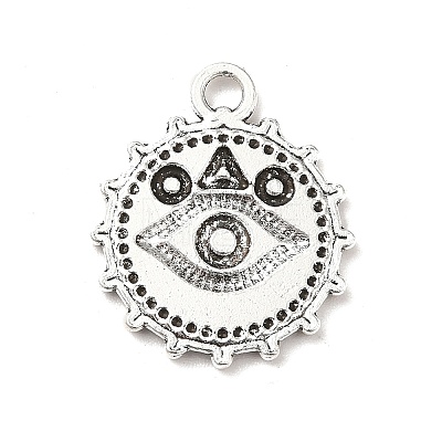 Tibetan Style Alloy Pendant Rhinestone Settings PALLOY-M198-22AS-1