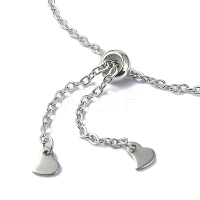 Tarnish Resistant Adjustable 304 Stainless Steel Macrame Pouch Bracelet Making for Stone Holder AJEW-JB01191-02-1