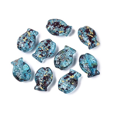 Picasso Transparent Glass Beads SEED-Q039-03G-1