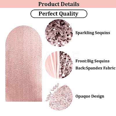Fiber Wedding Arch Cover AJEW-WH20096-70C-1