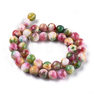 Jade Beads Strands G-D264-6mm-XH19-1