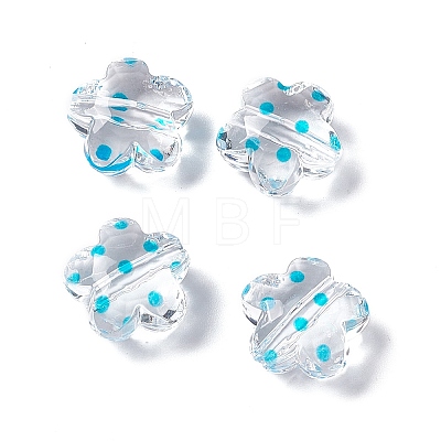 Transparent Acrylic Beads OACR-C009-13-1