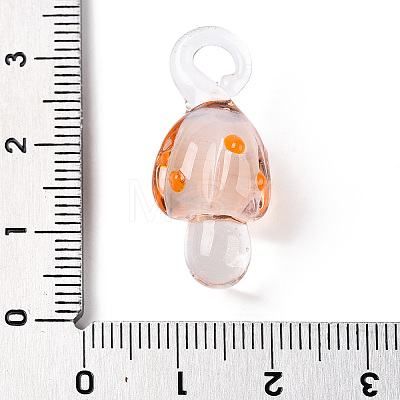 Handmade Lampwork Pendants LAMP-T021-23M-1