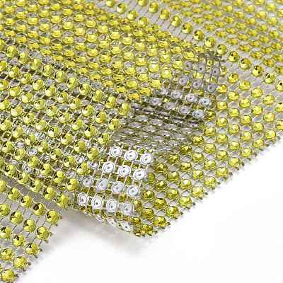 24 Rows Plastic Diamond Mesh Wrap Roll DIY-L049-05H-1