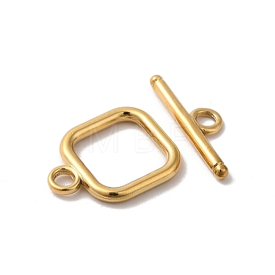 Ion Plating(IP) 304 Stainless Steel Toggle Clasps STAS-H212-27G-1