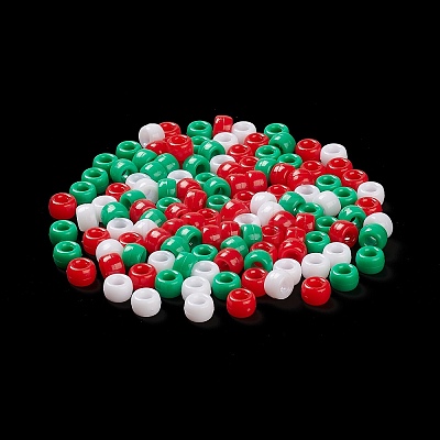 Christmas Theme Opaque Acrylic Beads SACR-Q195-02-1