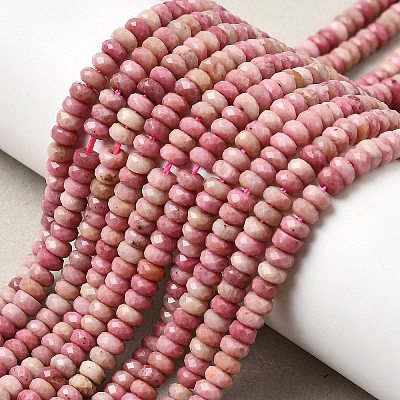 Natural Rhodonite Beads Strands X-G-G343-A01-2x4mm-1