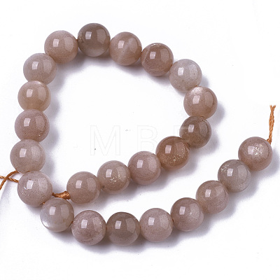 Natural Sunstone Beads Strands X-G-N327-01B-03-1