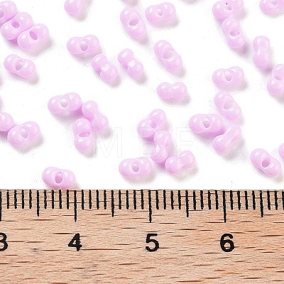 Baking Paint Glass Seed Beads SEED-A033-05N-1