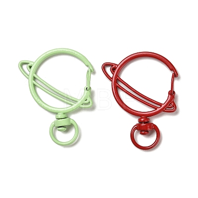 Spray Painted Alloy Swivel Lobster Claw Clasps FIND-B024-01-1