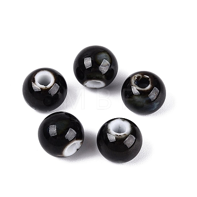 Vintage Handmade Porcelain Beads PORC-Q006-13A-01-1