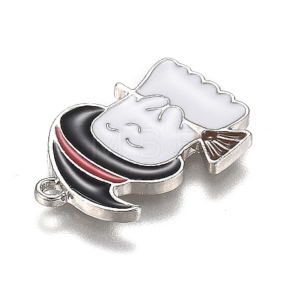 Halloween Theme Alloy Enamel Pendants X-ENAM-J649-03P-1