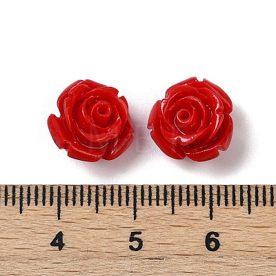 Synthetic Coral Carved Beads CORA-H003-01A-14-1