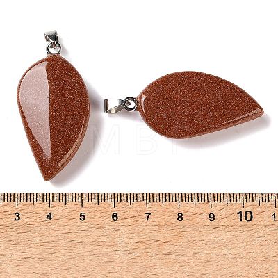 Synthetic Goldstone Pendants GG-CBACB71-05P-12-1