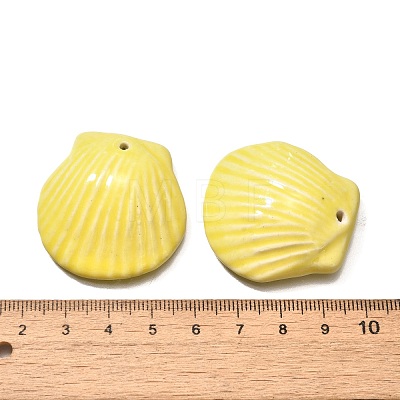 Handmade Porcelain Pendants PORC-O003-01B-06-1