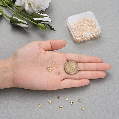 Multi-Petal Iron Bead Caps IFIN-YW0001-12G-1