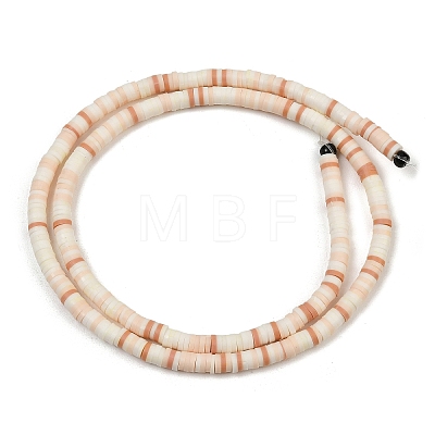 Handmade Polymer Clay Beads Strands PY-CBA18ED-02A-1