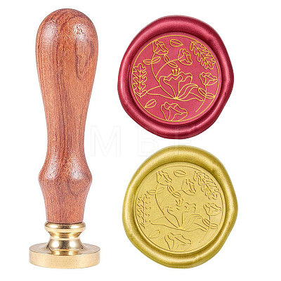 Wax Seal Stamp Set AJEW-WH0131-486-1