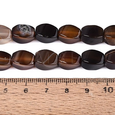 Natural Agate Beads Strands G-Q604-02A-02-1