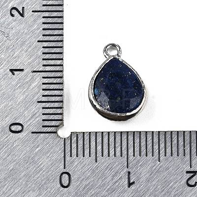 Natural Dyed Lapis Lazuli Faceted Pendants G-U019-05P-07-1