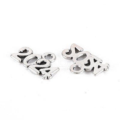 Tibetan Style Alloy Charms X-TIBE-S323-109AS-RS-1