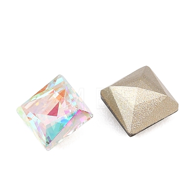 Glass Rhinestone Cabochons RB-CBA1B2D-03B-1