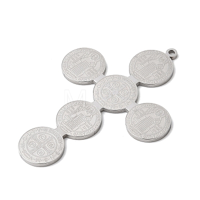 304 Stainless Steel Pendants STAS-H247-11P-1