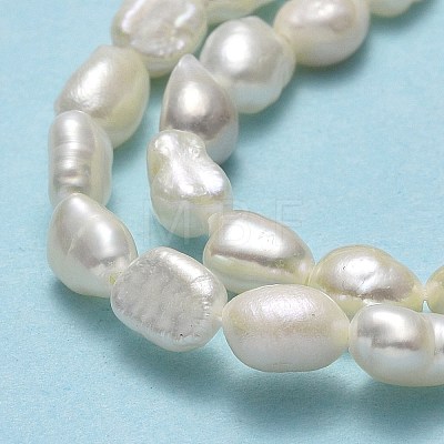 Natural Cultured Freshwater Pearl Beads Strands PEAR-A005-16-1