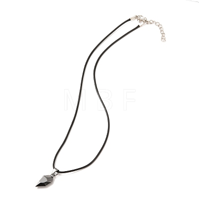 Rack Plating Alloy Heart Pendant Necklaces Sets NJEW-B081-09-1