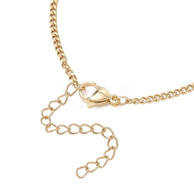 304 Stainless Steel Twisted Chain Curb Chain Slider Necklaces Making AJEW-JB01488-1