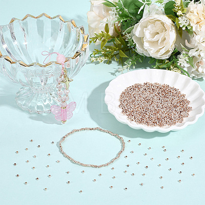 3000Pcs Brass Crimp Beads KK-PA0001-23-1