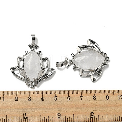 Natural Quartz Crystal Pendants G-M434-04P-20-1