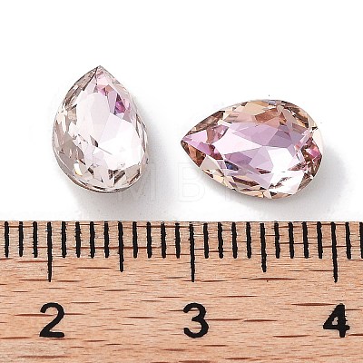 Glass Rhinestone Cabochons RGLA-G020-06B-D508-1