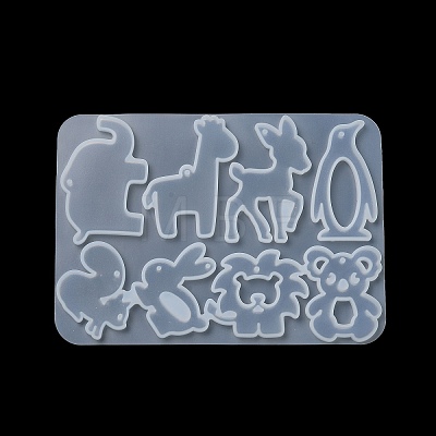 Penguin/Lion/Rabbit DIY Pendant Silicone Molds SIL-F010-03-1